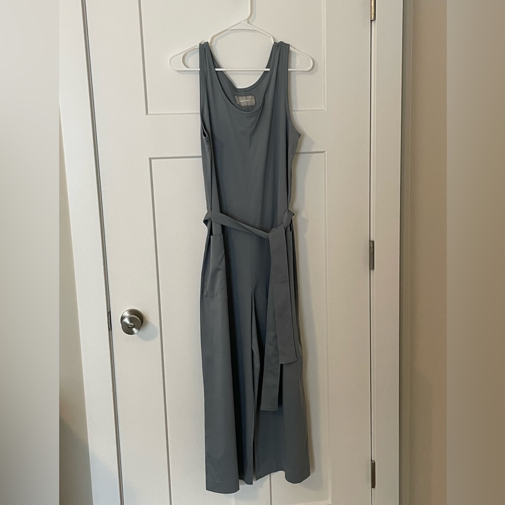 Everlane Slate Sleeveless Jumpsuit